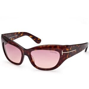 💎✨NEW WITH  TAG✨💎TOM FORD FT1065 52T Sunglasses Havana Frame Gradient Bo…